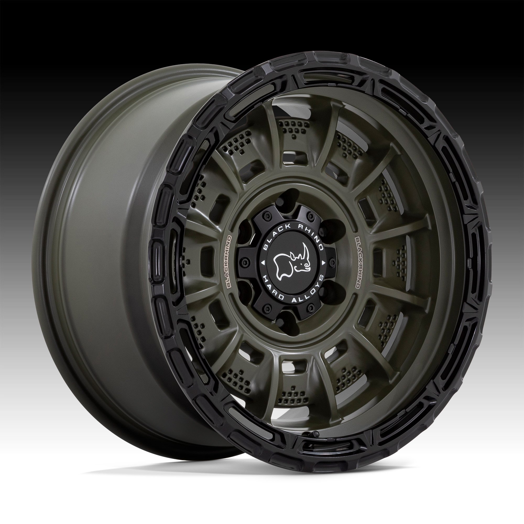 Black Rhino Legion Olive Drab Green Custom Truck Wheels - Legion